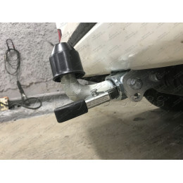 T070C GALIA Полностью оцинкованный фаркоп на Toyota Land Cruiser 200 2008-2021, Lexus LX 2008-2021. Тип шара: C (горизонтальный съемный). Невидимый вырез бампера. Нагрузк