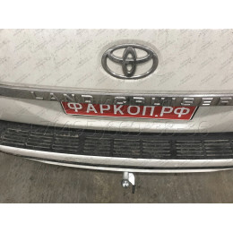 T070C GALIA Полностью оцинкованный фаркоп на Toyota Land Cruiser 200 2008-2021, Lexus LX 2008-2021. Тип шара: C (горизонтальный съемный). Невидимый вырез бампера. Нагрузк