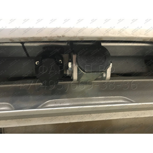 V069C GALIA Полностью оцинкованный фаркоп на Volkswagen Tiguan 2007-2016, Tiguan 2 2016-2024, Audi Q3 2011-2019, 2019-2025, SEAT Tarraco 2018-2024. Тип шара: C (горизонтальный съемный). Невидимый вырез бампера. Нагрузки: 2500/140 кг, масса фаркопа 16,2 кг