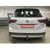 V069C GALIA Полностью оцинкованный фаркоп на Volkswagen Tiguan 2007-2016, Tiguan 2 2016-2024, Audi Q3 2011-2019, 2019-2025, SEAT Tarraco 2018-2024. Тип шара: C (горизонтальный съемный). Невидимый вырез бампера. Нагрузки: 2500/140 кг, масса фаркопа 16,2 кг