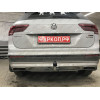 V069C GALIA Полностью оцинкованный фаркоп на Volkswagen Tiguan 2007-2016, Tiguan 2 2016-2024, Audi Q3 2011-2019, 2019-2025, SEAT Tarraco 2018-2024. Тип шара: C (горизонтальный съемный). Невидимый вырез бампера. Нагрузки: 2500/140 кг, масса фаркопа 16,2 кг
