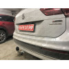 V069C GALIA Полностью оцинкованный фаркоп на Volkswagen Tiguan 2007-2016, Tiguan 2 2016-2024, Audi Q3 2011-2019, 2019-2025, SEAT Tarraco 2018-2024. Тип шара: C (горизонтальный съемный). Невидимый вырез бампера. Нагрузки: 2500/140 кг, масса фаркопа 16,2 кг