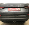V069C GALIA Полностью оцинкованный фаркоп на Volkswagen Tiguan 2007-2016, Tiguan 2 2016-2024, Audi Q3 2011-2019, 2019-2025, SEAT Tarraco 2018-2024. Тип шара: C (горизонтальный съемный). Невидимый вырез бампера. Нагрузки: 2500/140 кг, масса фаркопа 16,2 кг