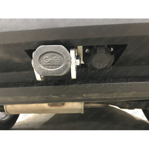 V069C GALIA Полностью оцинкованный фаркоп на Volkswagen Tiguan 2007-2016, Tiguan 2 2016-2024, Audi Q3 2011-2019, 2019-2025, SEAT Tarraco 2018-2024. Тип шара: C (горизонтальный съемный). Невидимый вырез бампера. Нагрузки: 2500/140 кг, масса фаркопа 16,2 кг