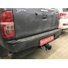 T114-F Лидер-плюс ТСУ для Toyota Hilux (4WD) (N2) 2008-2015 без выреза бампера. Нагрузки: 2000/100 кг, масса фаркопа 9,24 кг (без электрики в комплекте)