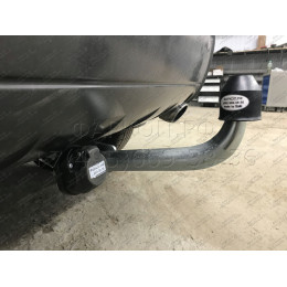 H070A GALIA Полностью оцинкованный фаркоп на Hyundai Tucson 2004-2010, Kia Sportage 2004-2010. Тип шара: A. Невидимый вырез бампера. Нагрузки: 2000/90 кг, масса фаркопа 18,02 