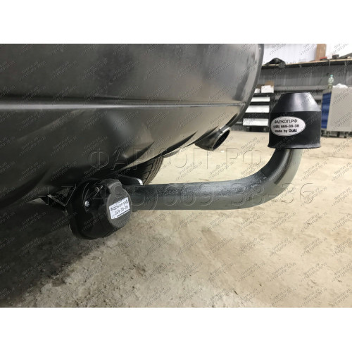 H070A GALIA Полностью оцинкованный фаркоп на Hyundai Tucson 2004-2010, Kia Sportage 2004-2010. Тип шара: A. Невидимый вырез бампера. Нагрузки: 2000/90 кг, масса фаркопа 18,02 кг
