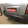 H070A GALIA Полностью оцинкованный фаркоп на Hyundai Tucson 2004-2010, Kia Sportage 2004-2010. Тип шара: A. Невидимый вырез бампера. Нагрузки: 2000/90 кг, масса фаркопа 18,02 кг