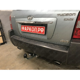 H070A GALIA Полностью оцинкованный фаркоп на Hyundai Tucson 2004-2010, Kia Sportage 2004-2010. Тип шара: A. Невидимый вырез бампера. Нагрузки: 2000/90 кг, масса фаркопа 18,02 