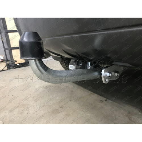 H070A GALIA Полностью оцинкованный фаркоп на Hyundai Tucson 2004-2010, Kia Sportage 2004-2010. Тип шара: A. Невидимый вырез бампера. Нагрузки: 2000/90 кг, масса фаркопа 18,02 кг