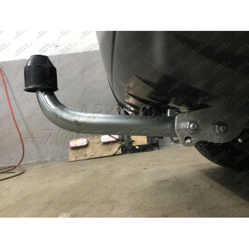 H070A GALIA Полностью оцинкованный фаркоп на Hyundai Tucson 2004-2010, Kia Sportage 2004-2010. Тип шара: A. Невидимый вырез бампера. Нагрузки: 2000/90 кг, масса фаркопа 18,02 кг