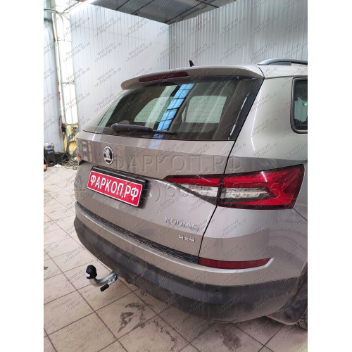 S120C GALIA Полностью оцинкованный фаркоп на Skoda Kodiaq 2WD, 4WD 2017-2023, 2023-. Тип шара: C (горизонтальный съемный). Невидимый вырез бампера. Нагрузки: 2600/140 кг, масса фаркопа 17,07 кг