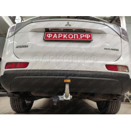 91312-A MOTODOR Фаркоп с оцинкованным шаром на Mitsubishi Outlander 2012-2019, 2019-2022. Вырез бампера по необходимости. Тип шара: A. Нагрузки: 1700/75 кг, масса фаркопа 23