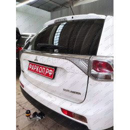 91312-A MOTODOR Фаркоп с оцинкованным шаром на Mitsubishi Outlander 2012-2019, 2019-2022. Вырез бампера по необходимости. Тип шара: A. Нагрузки: 1700/75 кг, масса фаркопа 23