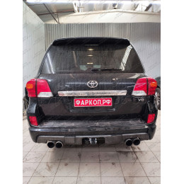 T070C GALIA Полностью оцинкованный фаркоп на Toyota Land Cruiser 200 2008-2021, Lexus LX 2008-2021. Тип шара: C (горизонтальный съемный). Невидимый вырез бампера. Нагрузк