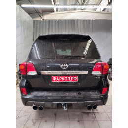 T070C GALIA Полностью оцинкованный фаркоп на Toyota Land Cruiser 200 2008-2021, Lexus LX 2008-2021. Тип шара: C (горизонтальный съемный). Невидимый вырез бампера. Нагрузк
