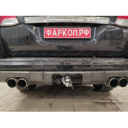 T070C GALIA Полностью оцинкованный фаркоп на Toyota Land Cruiser 200 2008-2021, Lexus LX 2008-2021. Тип шара: C (горизонтальный съемный). Невидимый вырез бампера. Нагрузк