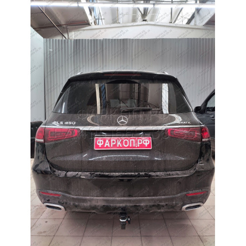 313662600001 WESTFALIA Фаркоп на Mercedes GLE-Class w167 2019-, Mercedes GLS-Class x167 2019-. Съемное вертикальное крепление шара (на ключе). Невидимый вырез в бампере. Нагрузки 3500/140 кг, масса фаркопа 37 кг