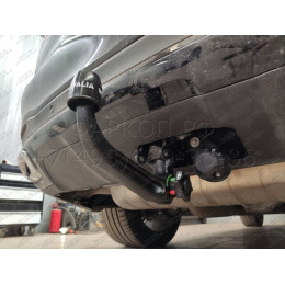 313662600001 WESTFALIA Фаркоп на Mercedes GLE-Class w167 2019-, Mercedes GLS-Class x167 2019-. Съемное вертикальное крепление шара (на ключе). Невидимый вырез в бампере. Нагрузки