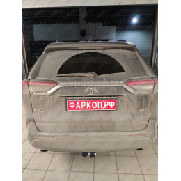 T072C GALIA Полностью оцинкованный фаркоп на Toyota RAV4 V XA50 2019-2025, Suzuki Across 2020-2025. Тип шара: C (горизонтальный съемный). Установка без снятия и выреза ба