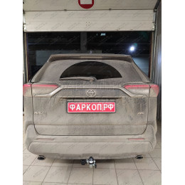 T072C GALIA Полностью оцинкованный фаркоп на Toyota RAV4 V XA50 2019-2025, Suzuki Across 2020-2025. Тип шара: C (горизонтальный съемный). Установка без снятия и выреза ба