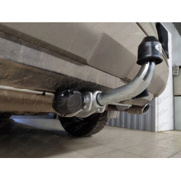 T072C GALIA Полностью оцинкованный фаркоп на Toyota RAV4 V XA50 2019-2025, Suzuki Across 2020-2025. Тип шара: C (горизонтальный съемный). Установка без снятия и выреза ба