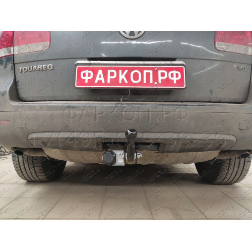 V124-A Лидер-плюс ТСУ для Volkswagen Touareg 2002-2010 (требуется вырез в бампере), Volkswagen Touareg 2010-2018, Audi Q7 2007-2015 (без выреза бампера). Нагрузки: 1500/75 кг, масса фаркопа 14,52 кг (без электрики в комплекте)