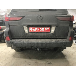 T070C GALIA Полностью оцинкованный фаркоп на Toyota Land Cruiser 200 2008-2021, Lexus LX 2008-2021. Тип шара: C (горизонтальный съемный). Невидимый вырез бампера. Нагрузк