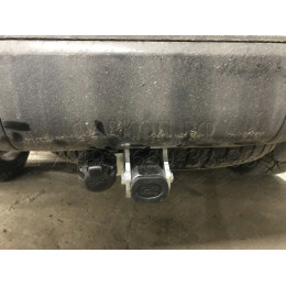 T070C GALIA Полностью оцинкованный фаркоп на Toyota Land Cruiser 200 2008-2021, Lexus LX 2008-2021. Тип шара: C (горизонтальный съемный). Невидимый вырез бампера. Нагрузк