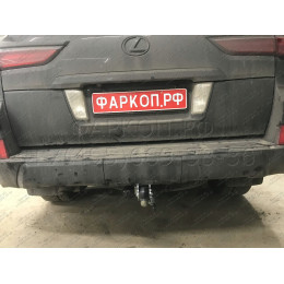 T070C GALIA Полностью оцинкованный фаркоп на Toyota Land Cruiser 200 2008-2021, Lexus LX 2008-2021. Тип шара: C (горизонтальный съемный). Невидимый вырез бампера. Нагрузк