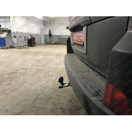 T070C GALIA Полностью оцинкованный фаркоп на Toyota Land Cruiser 200 2008-2021, Lexus LX 2008-2021. Тип шара: C (горизонтальный съемный). Невидимый вырез бампера. Нагрузк