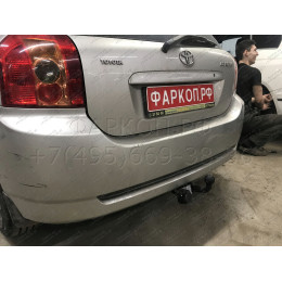 TY 29 AVTOS Фаркоп на Toyota Corolla хетчбек 3/5 дверей 2002-2006. Необходима подрезка бампера. Тип шара: A. Нагрузки: 1300/75 кг, масса фаркопа 20 кг (без электрики 