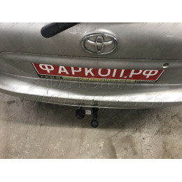 TY 29 AVTOS Фаркоп на Toyota Corolla хетчбек 3/5 дверей 2002-2006. Необходима подрезка бампера. Тип шара: A. Нагрузки: 1300/75 кг, масса фаркопа 20 кг (без электрики 