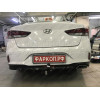 4266-A ORIS Фаркоп на Hyundai Sonata седан 2017-2019. Необходима подрезка бампера. Тип шара: A. Нагрузки: 1800/100 кг, масса фаркопа 15,5 кг (без электрики в комплекте)
