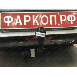 4266-A ORIS Фаркоп на Hyundai Sonata седан 2017-2019. Необходима подрезка бампера. Тип шара: A. Нагрузки: 1800/100 кг, масса фаркопа 15,5 кг (без электрики в комплек