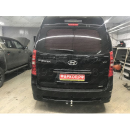 HHA-07-991122.00 PT GROUP Фаркоп на Hyundai H1 2008-2018, 2018-, Hyundai Starex 2008-2018 без подрезки бампера. Тип шара: E (легкосъемный шар под квадрат). Нагрузки: 2500/100 кг, масс