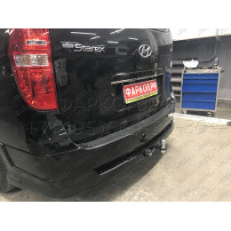 HHA-07-991122.00 PT GROUP Фаркоп на Hyundai H1 2008-2018, 2018-, Hyundai Starex 2008-2018 без подрезки бампера. Тип шара: E (легкосъемный шар под квадрат). Нагрузки: 2500/100 кг, масс