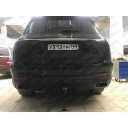 313662600001 WESTFALIA Фаркоп на Mercedes GLE-Class w167 2019-, Mercedes GLS-Class x167 2019-. Съемное вертикальное крепление шара (на ключе). Невидимый вырез в бампере. Нагрузки