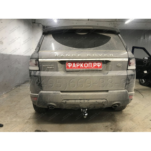 R101A GALIA Полностью оцинкованный фаркоп на Land Rover Range Rover Sport 2013-2022. Тип шара: A. Невидимый вырез бампера. Нагрузки: 3500/200 кг, масса фаркопа 22,52 кг