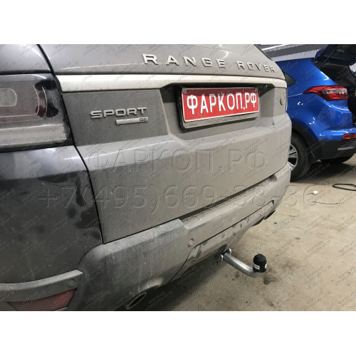 R101A GALIA Полностью оцинкованный фаркоп на Land Rover Range Rover Sport 2013-2022. Тип шара: A. Невидимый вырез бампера. Нагрузки: 3500/200 кг, масса фаркопа 22,52 кг