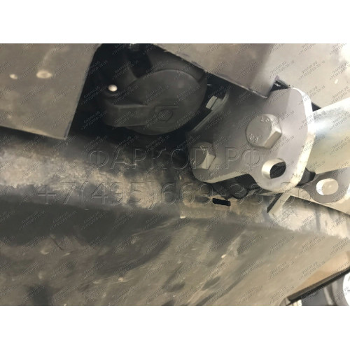 R101A GALIA Полностью оцинкованный фаркоп на Land Rover Range Rover Sport 2013-2022. Тип шара: A. Невидимый вырез бампера. Нагрузки: 3500/200 кг, масса фаркопа 22,52 кг