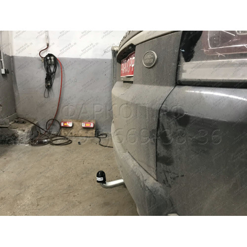 R101A GALIA Полностью оцинкованный фаркоп на Land Rover Range Rover Sport 2013-2022. Тип шара: A. Невидимый вырез бампера. Нагрузки: 3500/200 кг, масса фаркопа 22,52 кг