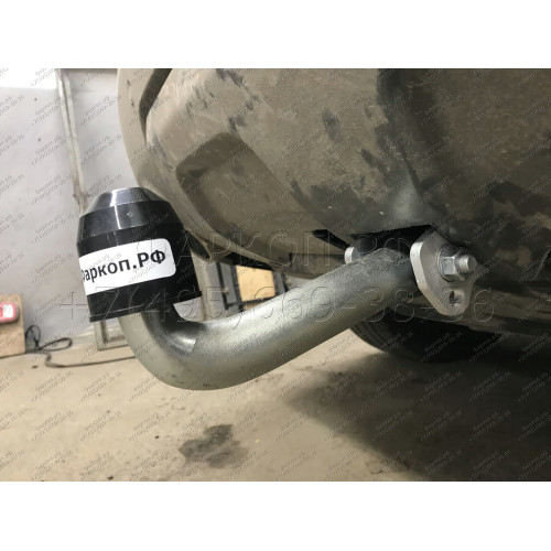 R101A GALIA Полностью оцинкованный фаркоп на Land Rover Range Rover Sport 2013-2022. Тип шара: A. Невидимый вырез бампера. Нагрузки: 3500/200 кг, масса фаркопа 22,52 кг