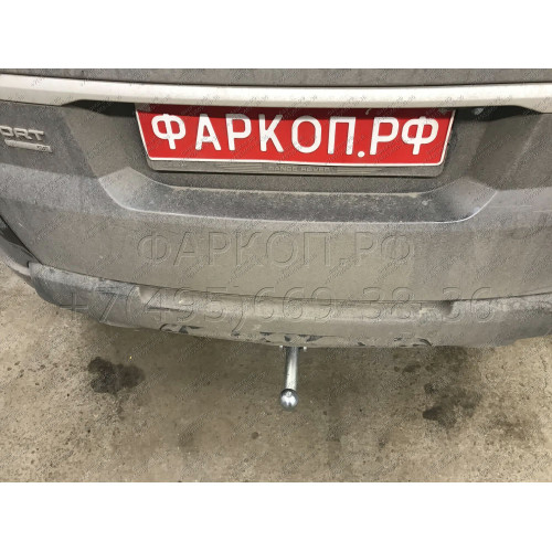 R101A GALIA Полностью оцинкованный фаркоп на Land Rover Range Rover Sport 2013-2022. Тип шара: A. Невидимый вырез бампера. Нагрузки: 3500/200 кг, масса фаркопа 22,52 кг