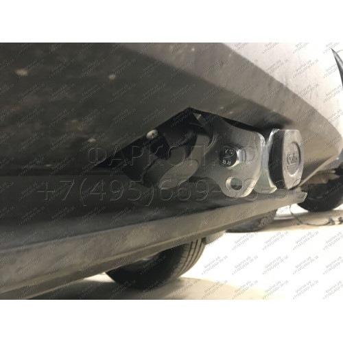 V069C GALIA Полностью оцинкованный фаркоп на Volkswagen Tiguan 2007-2016, Tiguan 2 2016-2024, Audi Q3 2011-2019, 2019-2025, SEAT Tarraco 2018-2024. Тип шара: C (горизонтальный съемный). Невидимый вырез бампера. Нагрузки: 2500/140 кг, масса фаркопа 16,2 кг