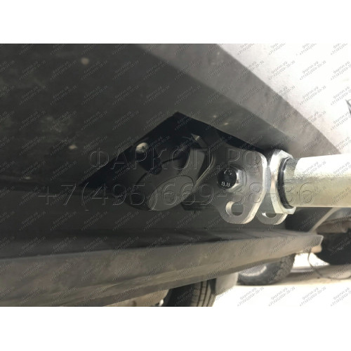 V069C GALIA Полностью оцинкованный фаркоп на Volkswagen Tiguan 2007-2016, Tiguan 2 2016-2024, Audi Q3 2011-2019, 2019-2025, SEAT Tarraco 2018-2024. Тип шара: C (горизонтальный съемный). Невидимый вырез бампера. Нагрузки: 2500/140 кг, масса фаркопа 16,2 кг