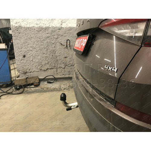 V069C GALIA Полностью оцинкованный фаркоп на Volkswagen Tiguan 2007-2016, Tiguan 2 2016-2024, Audi Q3 2011-2019, 2019-2025, SEAT Tarraco 2018-2024. Тип шара: C (горизонтальный съемный). Невидимый вырез бампера. Нагрузки: 2500/140 кг, масса фаркопа 16,2 кг