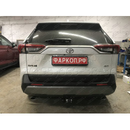 T072C GALIA Полностью оцинкованный фаркоп на Toyota RAV4 V XA50 2019-2025, Suzuki Across 2020-2025. Тип шара: C (горизонтальный съемный). Установка без снятия и выреза ба