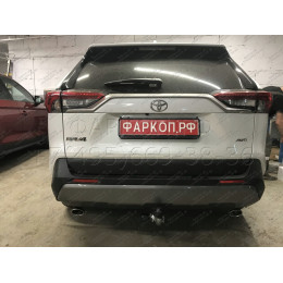 T072C GALIA Полностью оцинкованный фаркоп на Toyota RAV4 V XA50 2019-2025, Suzuki Across 2020-2025. Тип шара: C (горизонтальный съемный). Установка без снятия и выреза ба