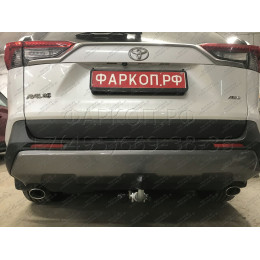 T072C GALIA Полностью оцинкованный фаркоп на Toyota RAV4 V XA50 2019-2025, Suzuki Across 2020-2025. Тип шара: C (горизонтальный съемный). Установка без снятия и выреза ба